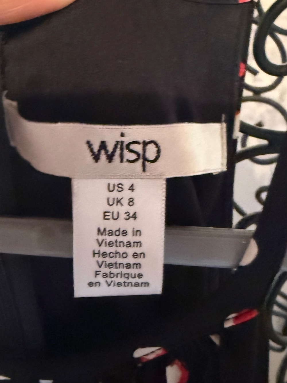 Wisp for Maggy London Black Halter Jumpsuit with red and white polka dots - Picture 6 of 7
